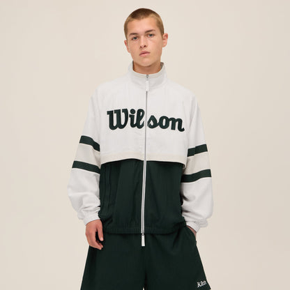 Men Kith Kith for Wilson Dobby Track Jacket - White