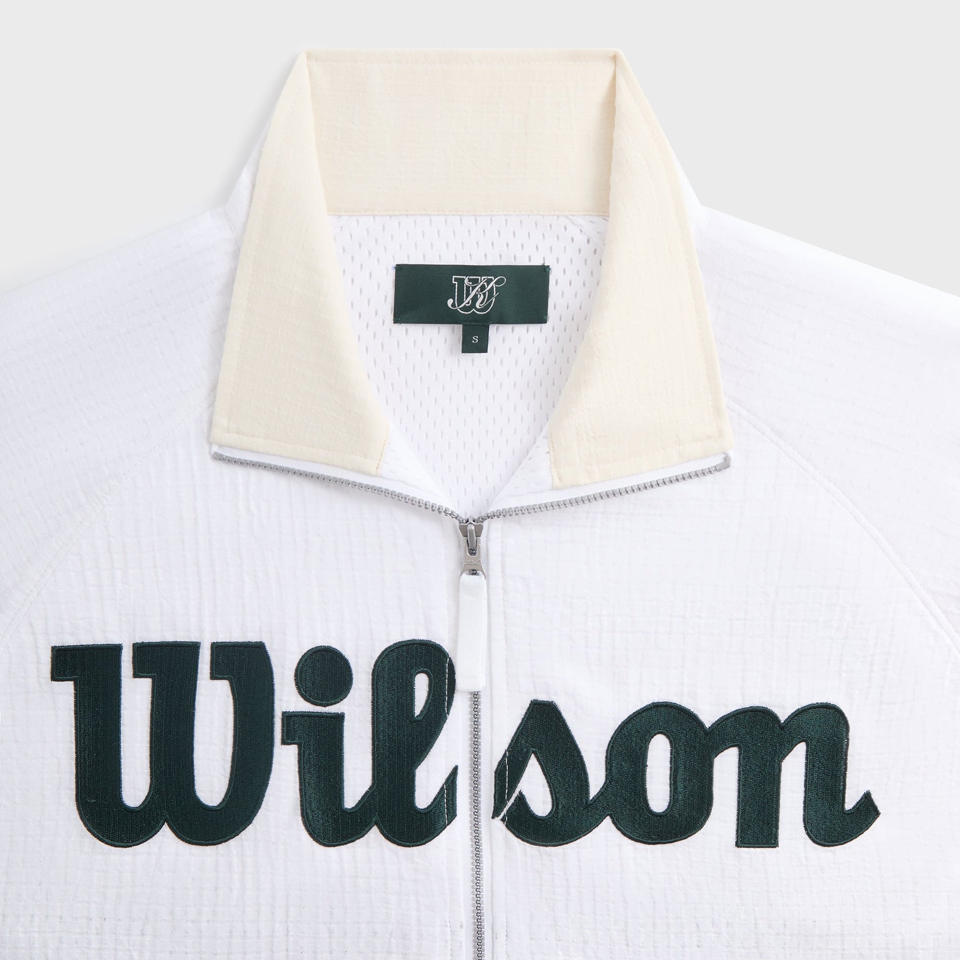 Men Kith Kith for Wilson Dobby Track Jacket - White