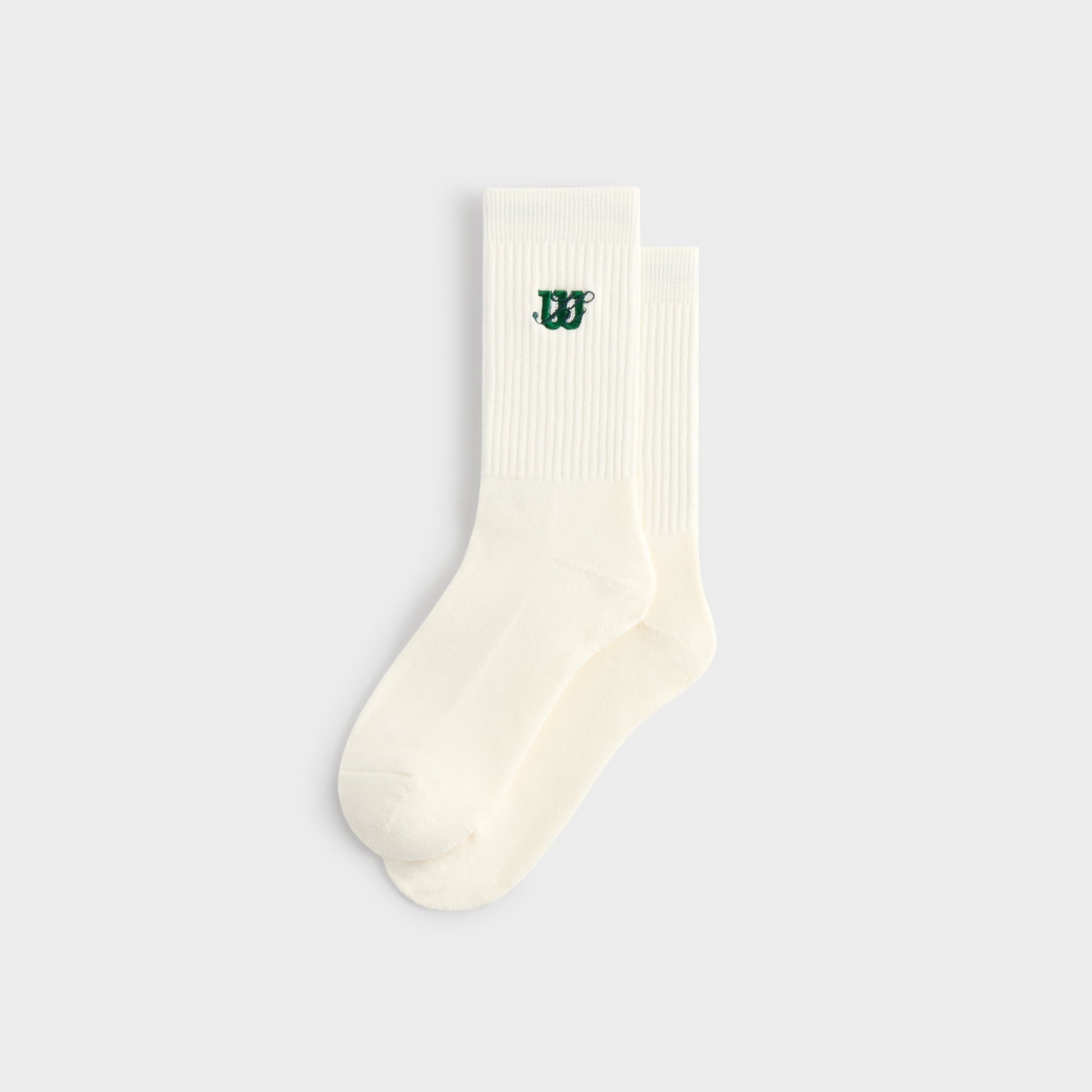 Men|Women Kith Kith for Wilson Logo Crew Socks - White