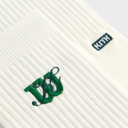 Men|Women Kith Kith for Wilson Logo Crew Socks - White