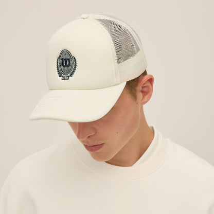 Women Kith Kith for Wilson Polyfoam Nolan Trucker Hat - Sandrift