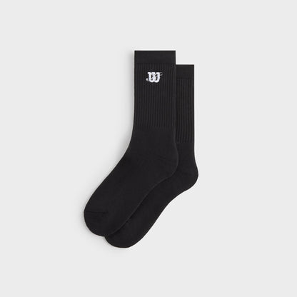 Men|Women Kith Kith for Wilson Logo Crew Socks - Black