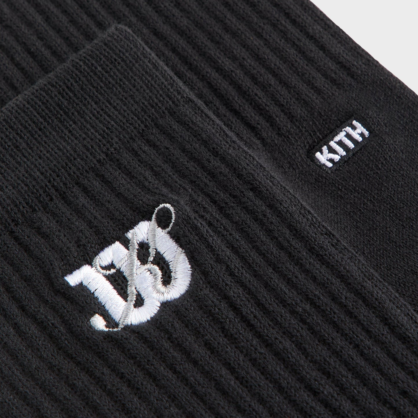 Men|Women Kith Kith for Wilson Logo Crew Socks - Black