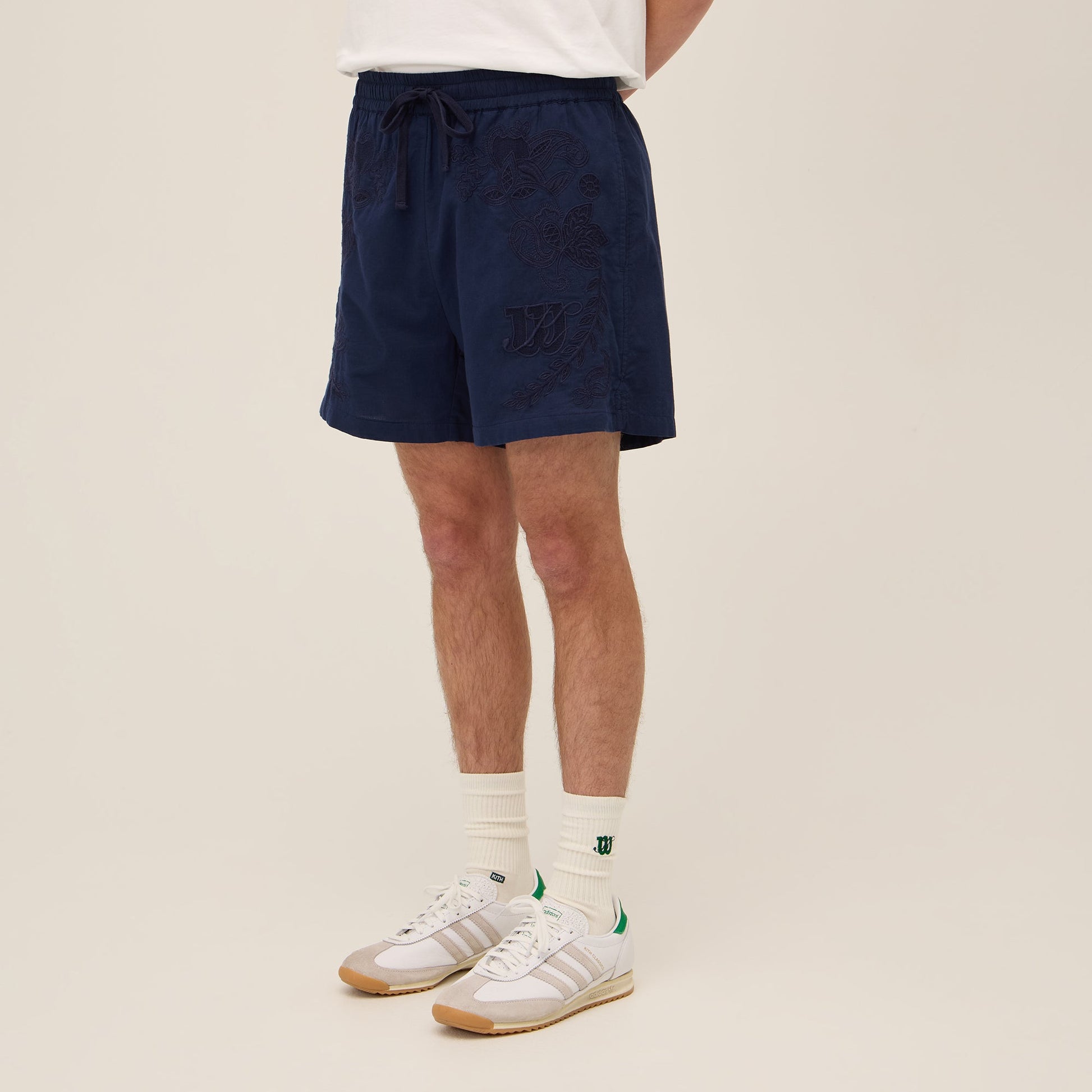 Men Kith Kith for Wilson Embroidered Mesh Active Short - Nocturnal