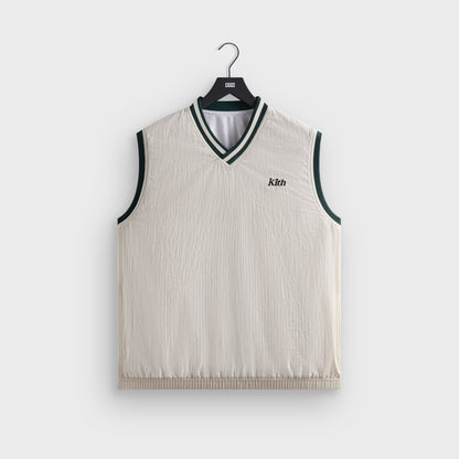 Men Kith Kith for Wilson Dobby Reversible Vest - Sandrift