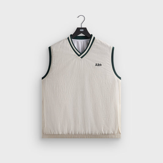 Men Kith Kith for Wilson Dobby Reversible Vest - Sandrift