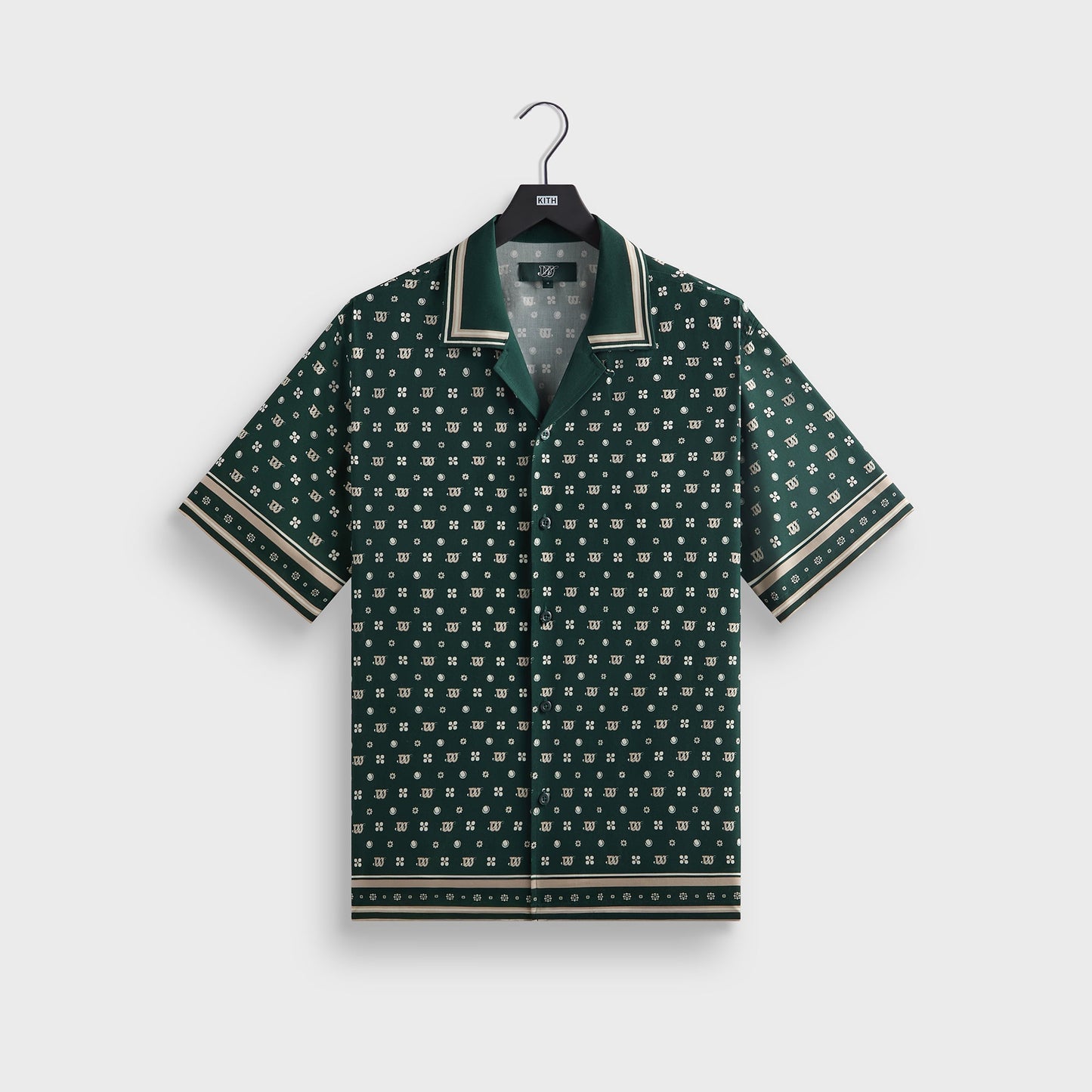 Men Kith Kith for Wilson Silk Lyocell Thompson Camp Collar Shirt - Stadium