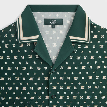 Men Kith Kith for Wilson Silk Lyocell Thompson Camp Collar Shirt - Stadium
