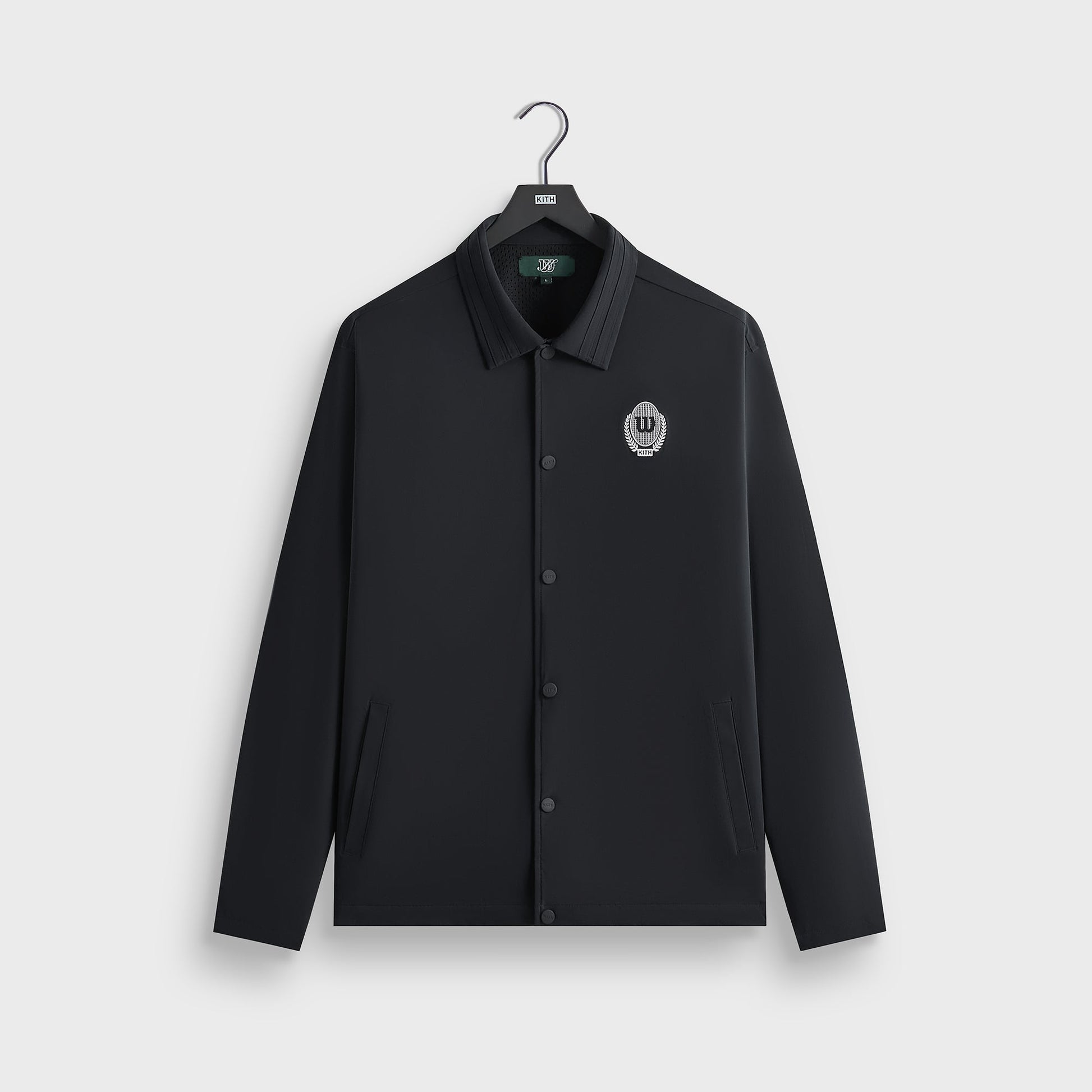 Men Kith Kith for Wilson Coaches Jacket - Black