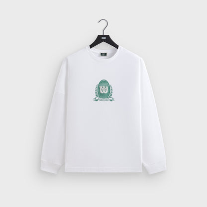 Men Kith Kith for Wilson Crest Ramble Long Sleeve Tee - White