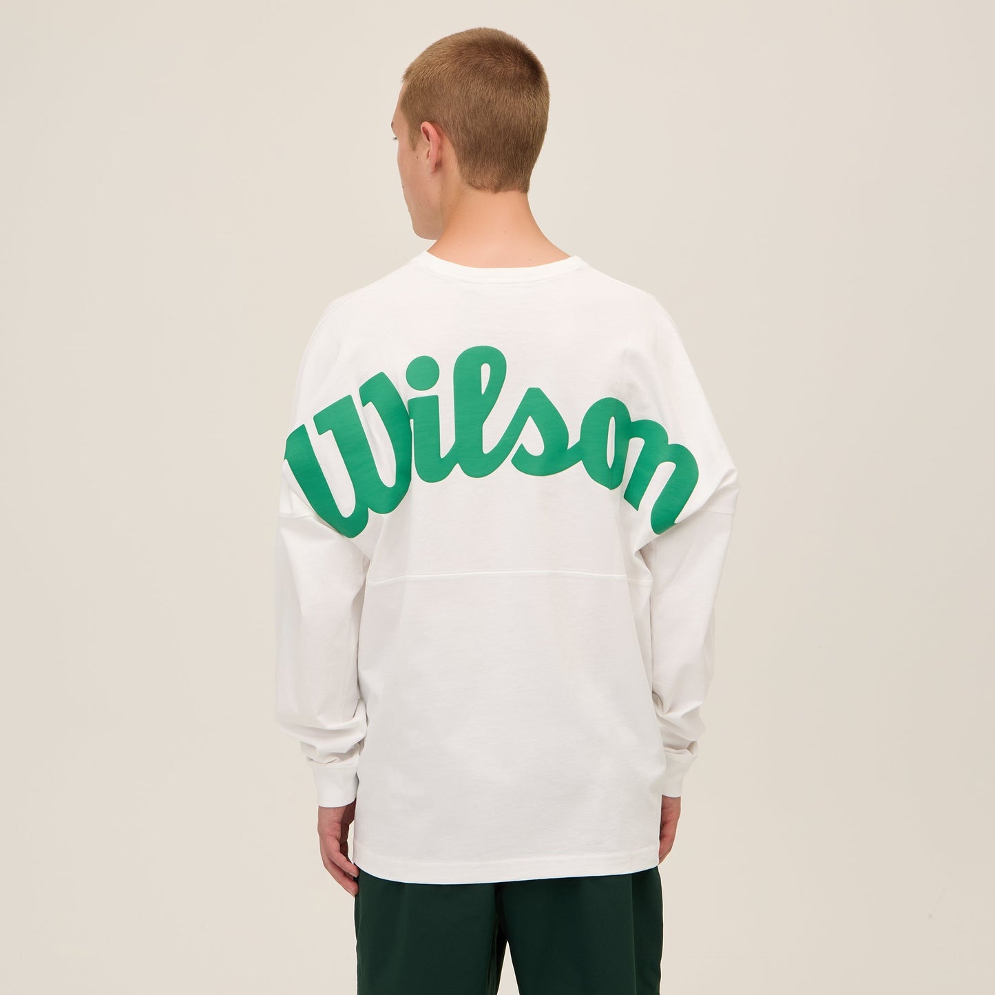 Men Kith Kith for Wilson Crest Ramble Long Sleeve Tee - White