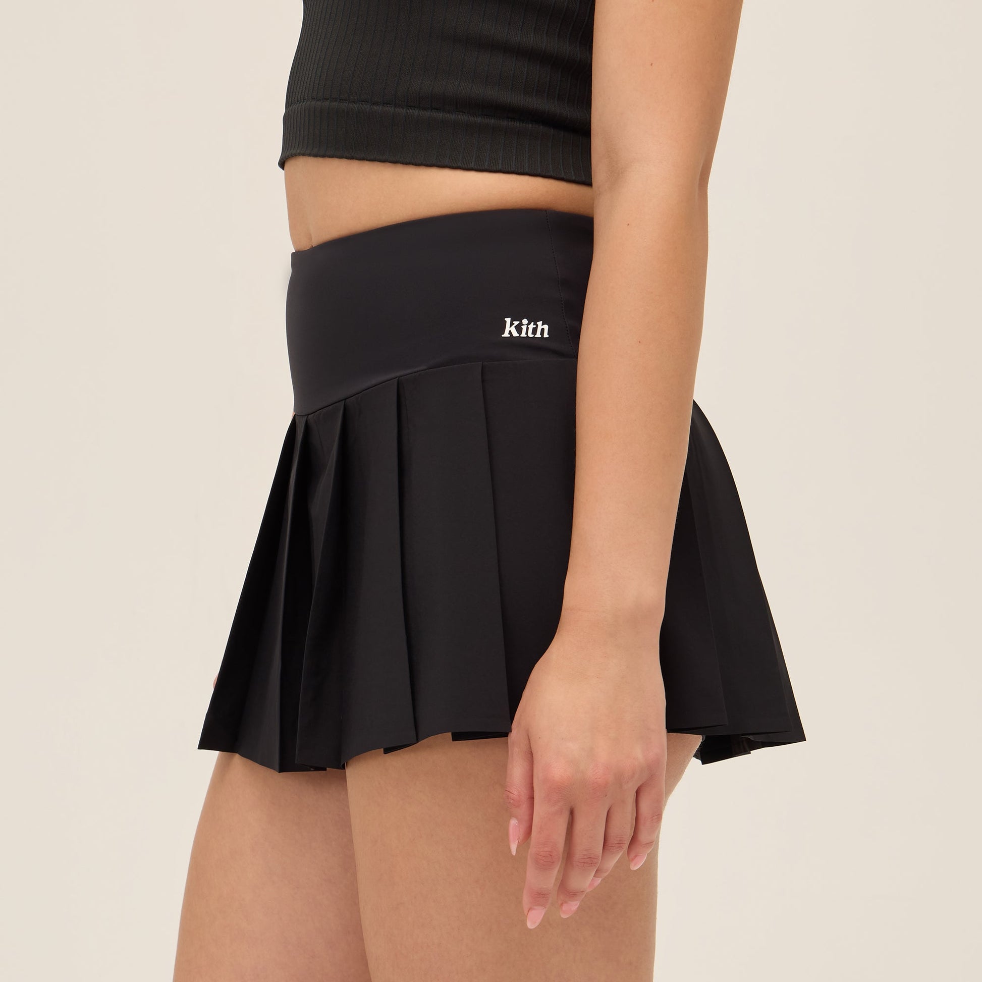 Women Kith Kith Women for Wilson Eastside Tennis Skirt Light - Black