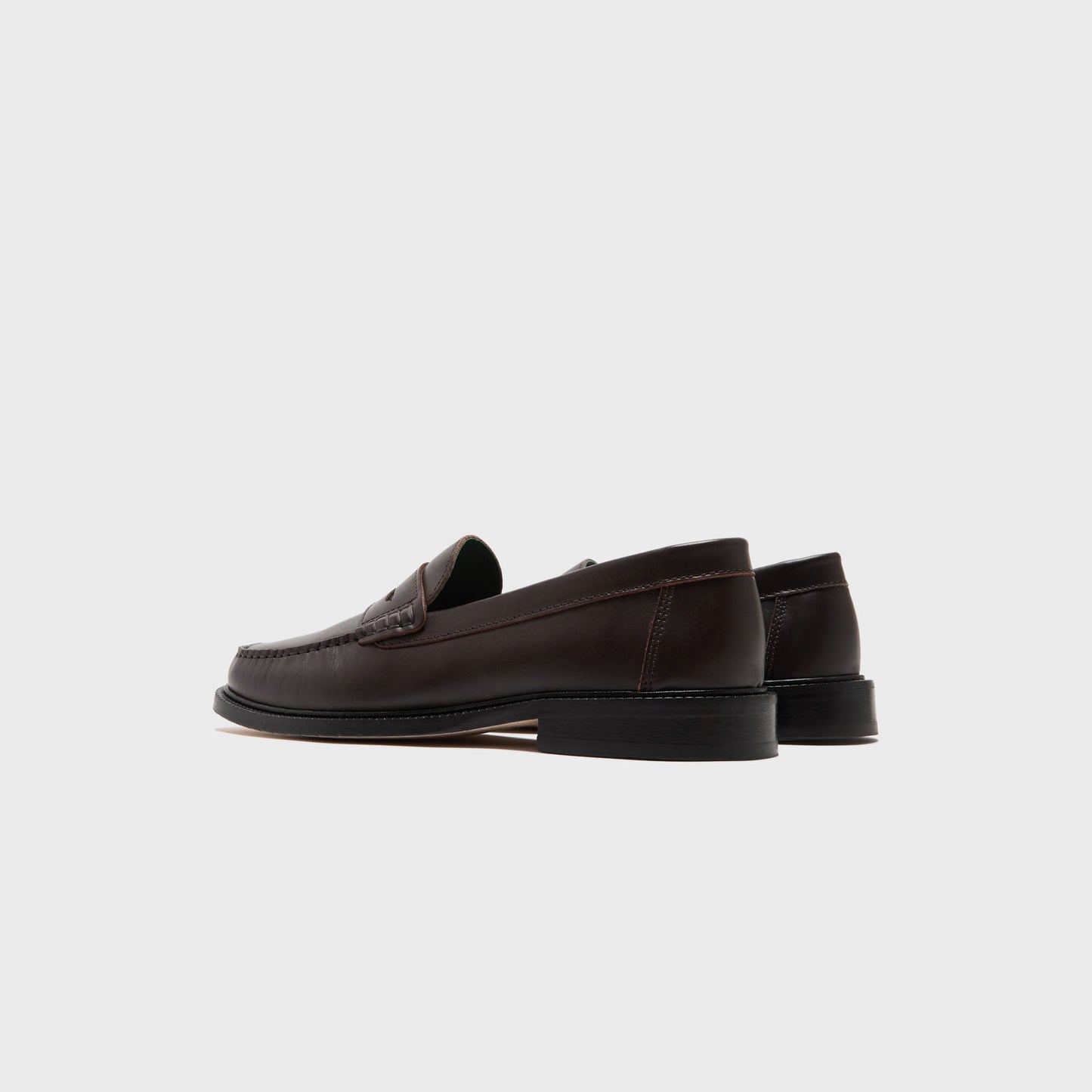 Men Kith VINNY's Yardee Moccasin Loafer - Brown Nappa Leather