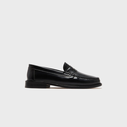 Men Kith VINNY's Yardee Moccasin Loafer - Black Polido