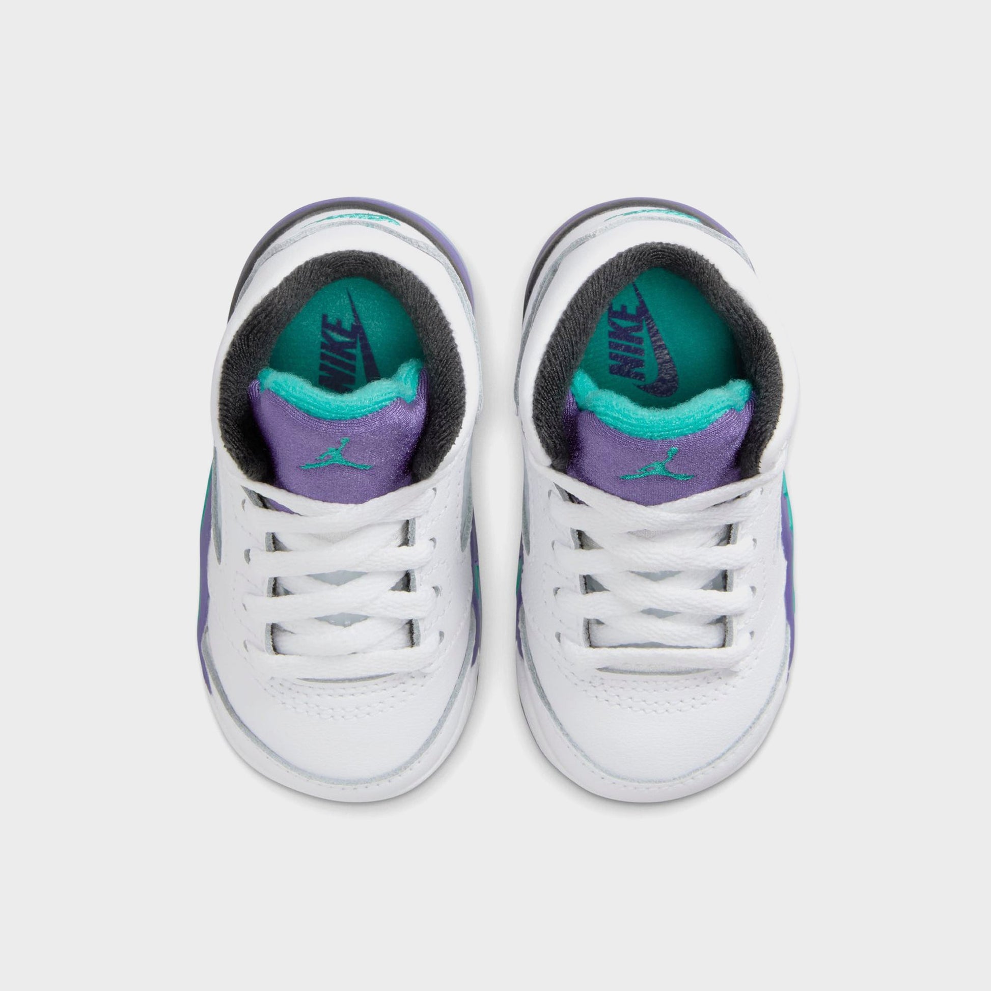 Kids Kith Jordan TD Air Jordan 5 - Black / New Emerald / Grape Ice