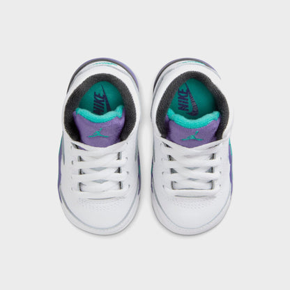 Kids Kith Jordan TD Air Jordan 5 - Black / New Emerald / Grape Ice