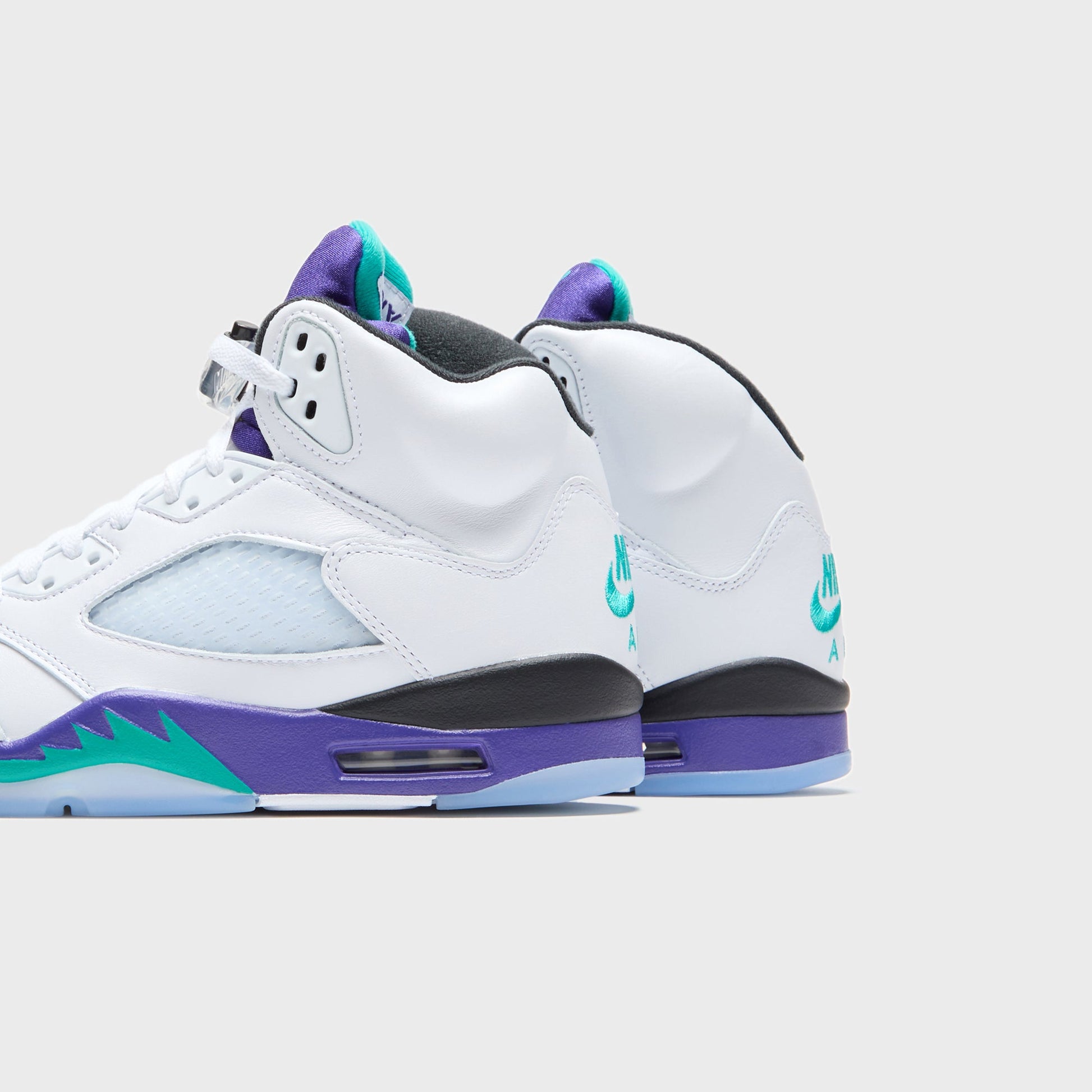 Kids Kith Jordan GS Air Jordan 5 - Black / New Emerald / Grape Ice