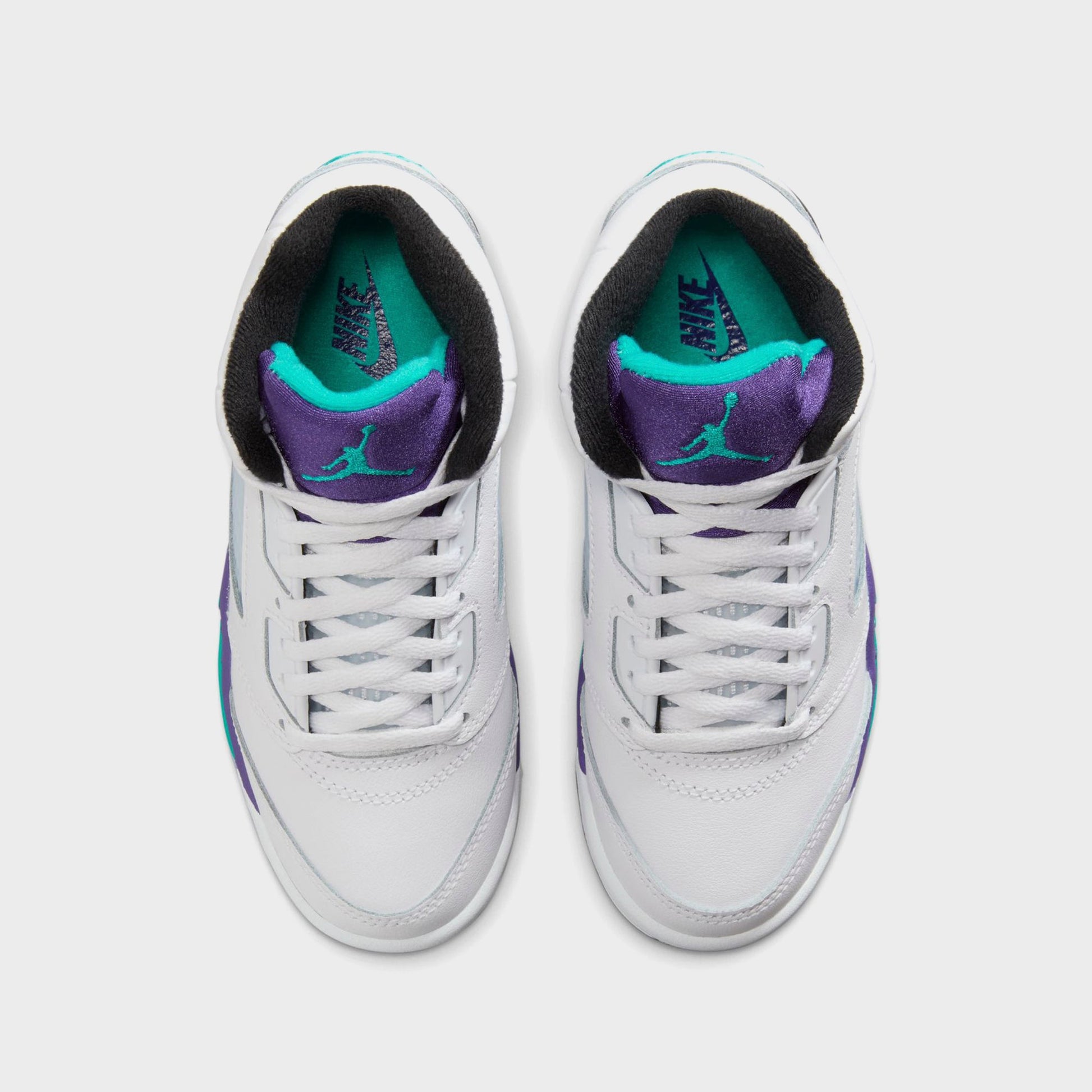Kids Kith Jordan PS Air Jordan 5 - Black / New Emerald / Grape Ice