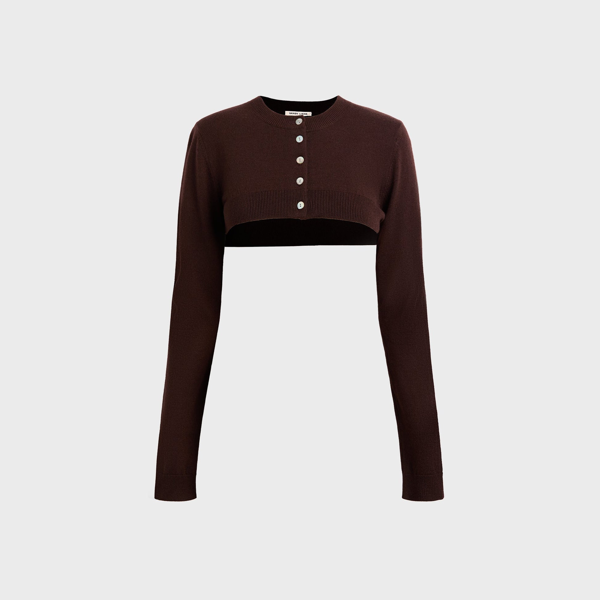 Women Kith Sandy Liang Chip Cardigan - Brown