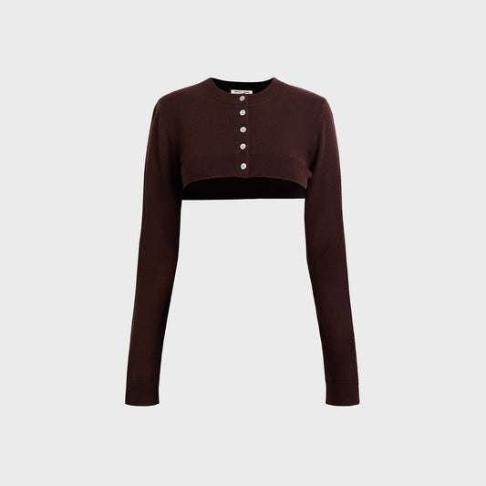 Women Kith Sandy Liang Chip Cardigan - Brown