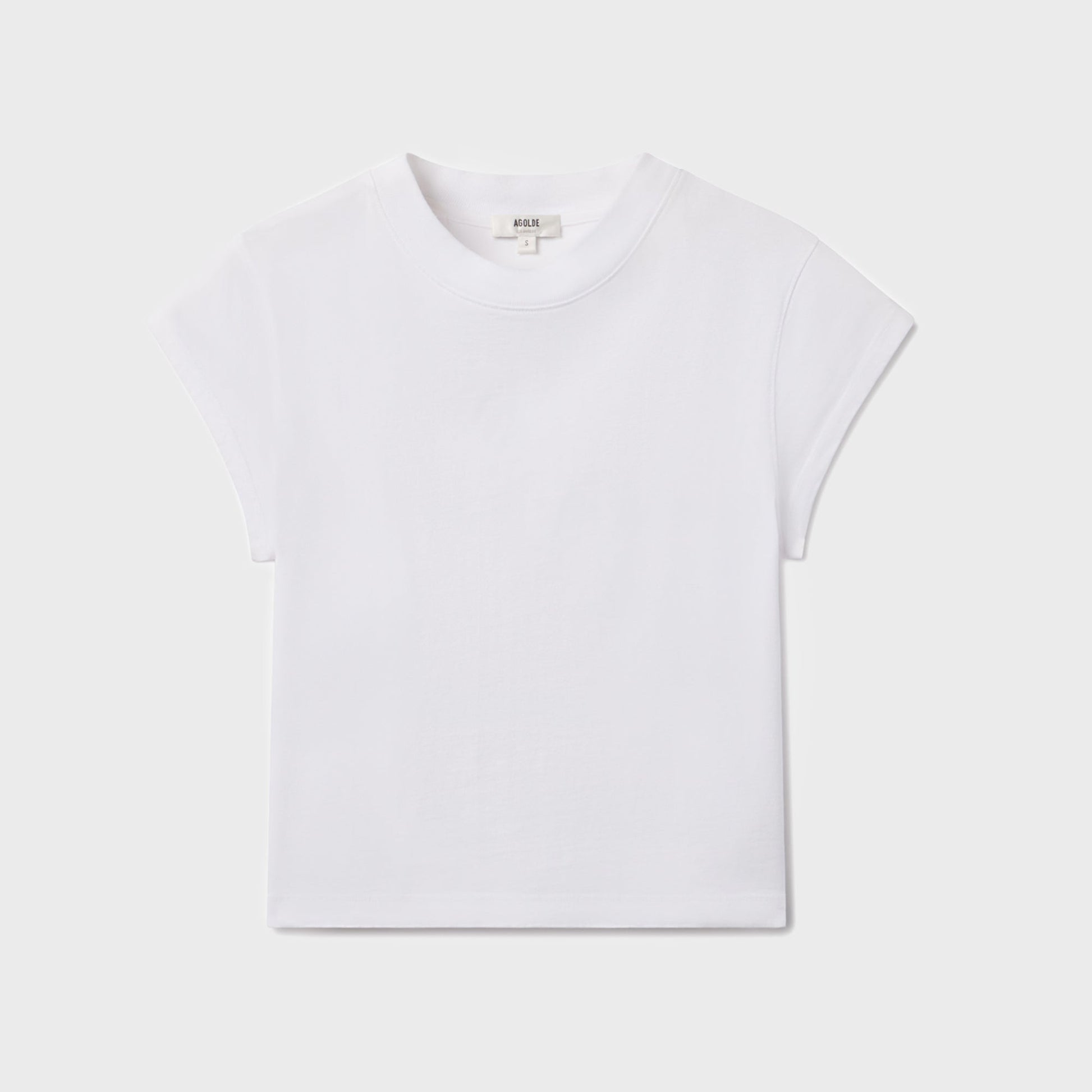 Women Kith Agolde Bryce Cap Sleeve Tee - White
