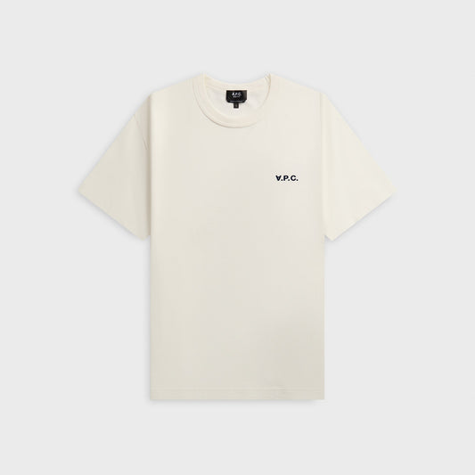 Men Kith A.P.C. Tee Boxy Petit VPC - White / Dark Navy