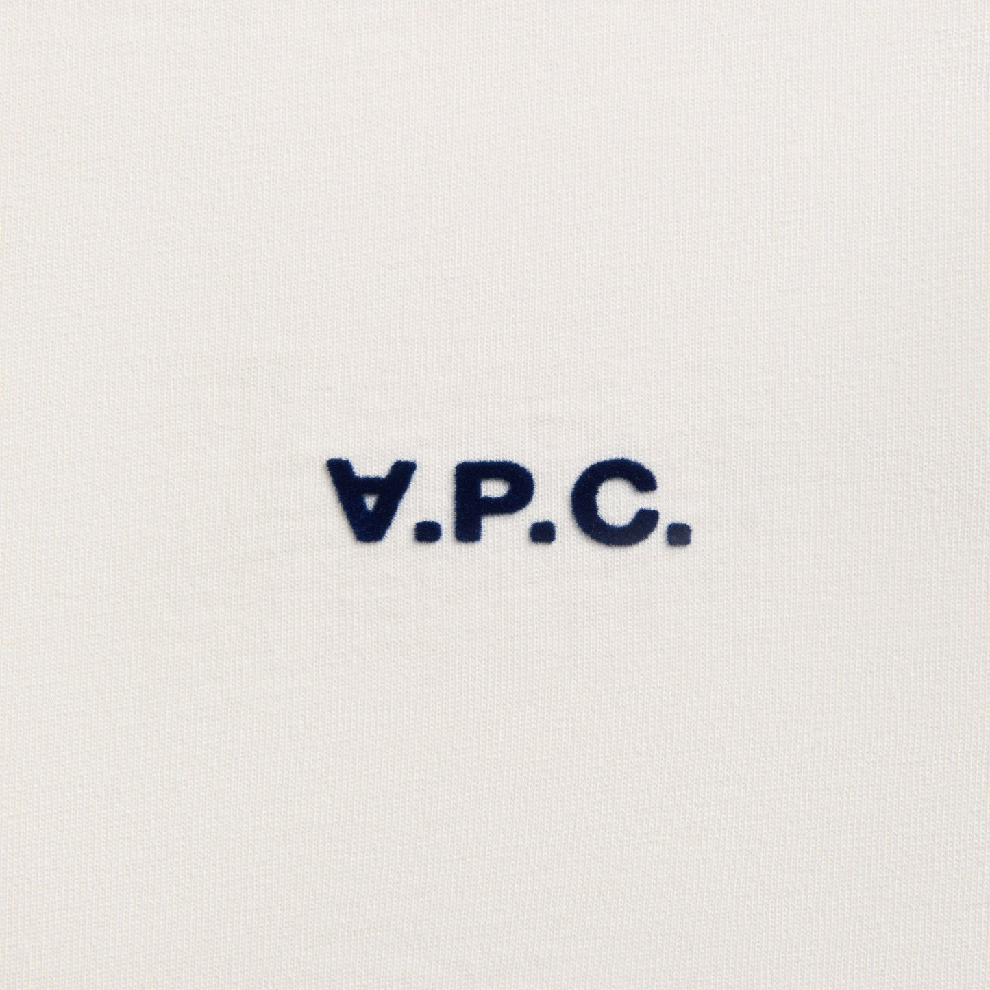 Men Kith A.P.C. Tee Boxy Petit VPC - White / Dark Navy