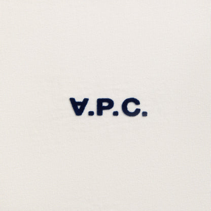 Men Kith A.P.C. Tee Boxy Petit VPC - White / Dark Navy