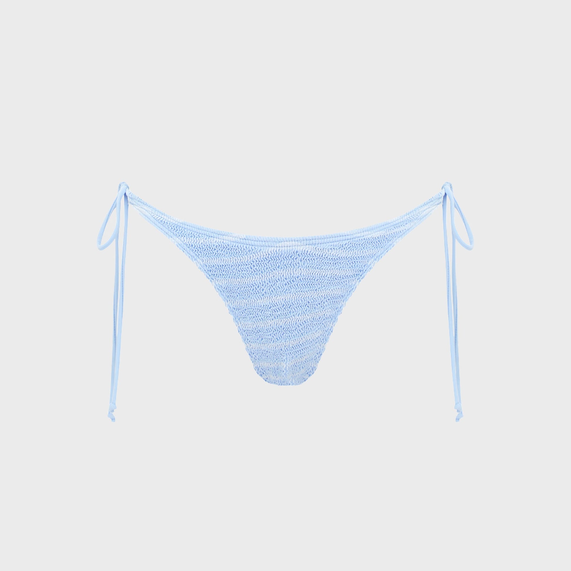Women Kith Bond Eye Serenity Brief Bikini Bottom - Powder Blue Stripe