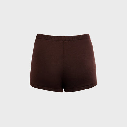 Women Kith Sandy Liang Hazy Knit Shorts - Brown