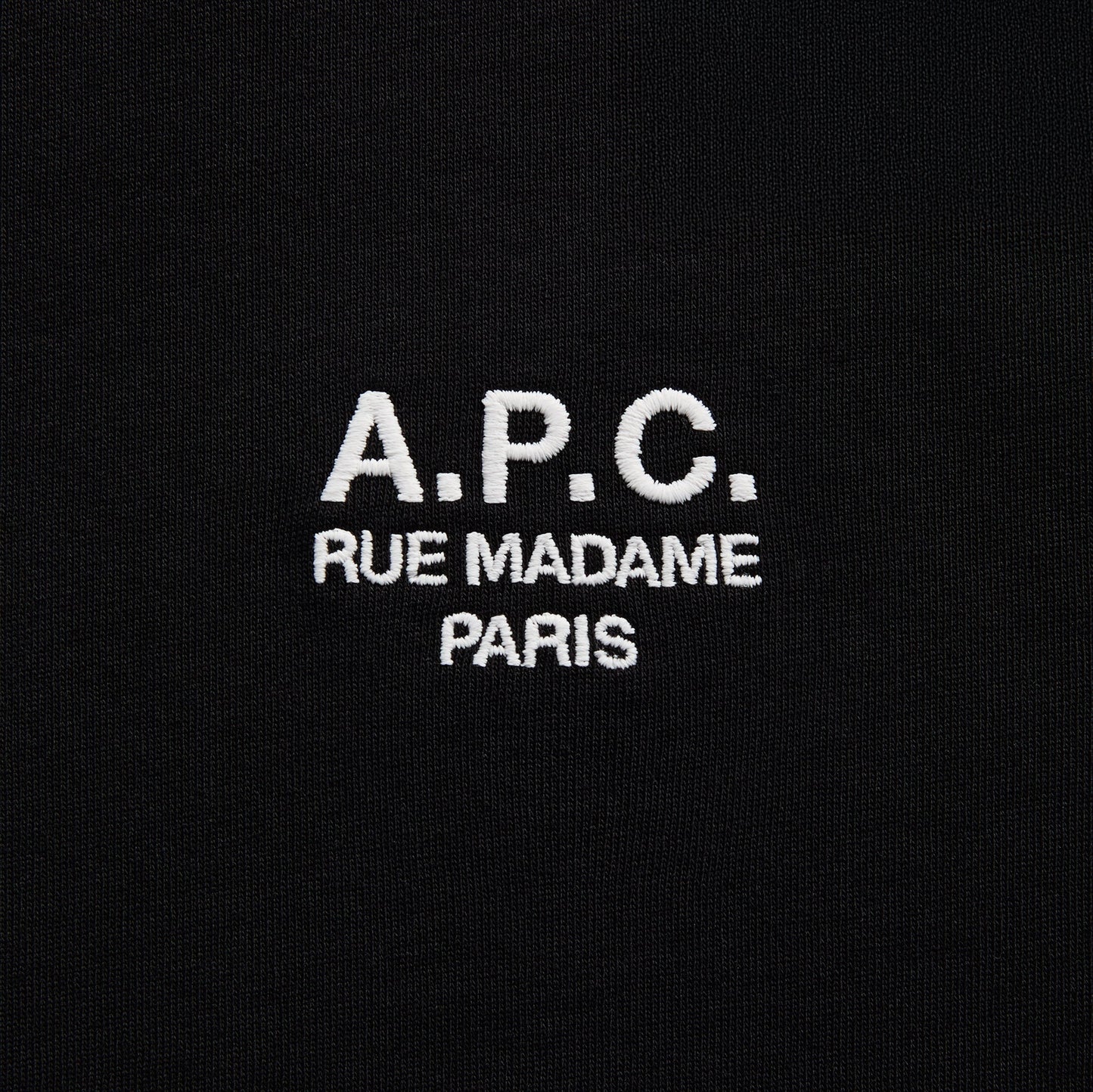 Men Kith A.P.C. Rue Madame Tee - Black