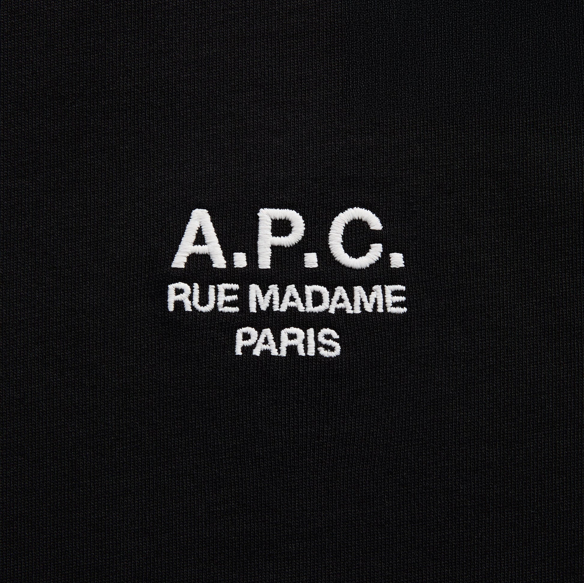 Men Kith A.P.C. Rue Madame Tee - Black