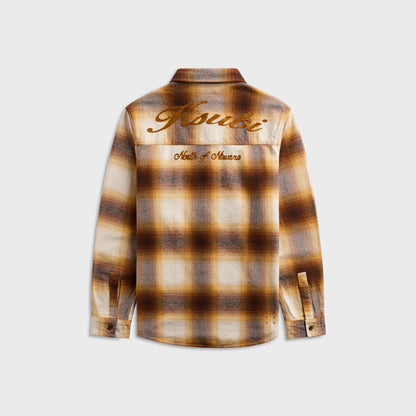 Men Kith Ksubi Rosebowl Long Sleeve Shirt - Burnt Orange