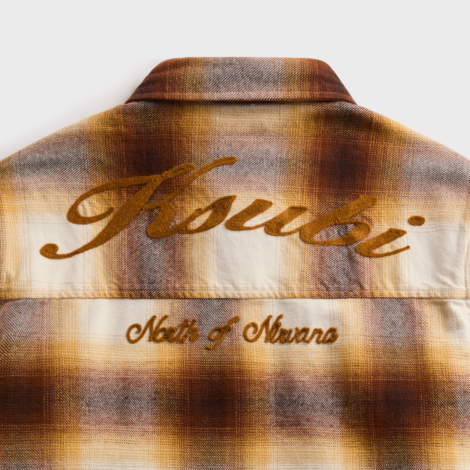 Men Kith Ksubi Rosebowl Long Sleeve Shirt - Burnt Orange