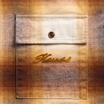 Men Kith Ksubi Rosebowl Long Sleeve Shirt - Burnt Orange