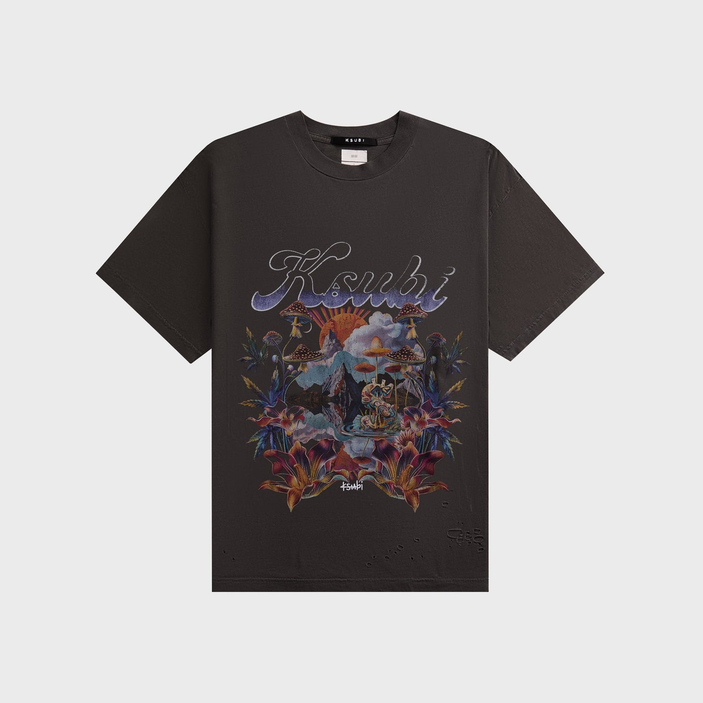 Men Kith Ksubi Hendrix Ekcess Tee - Old Black