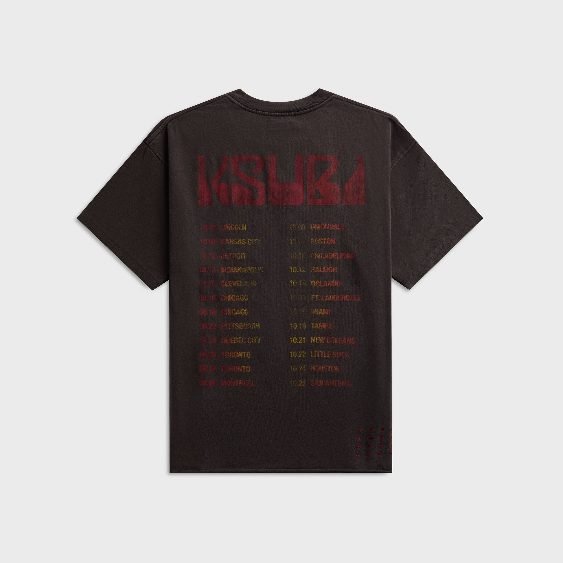 Men Kith Ksubi Venom Ekcess Tee - Faded Black
