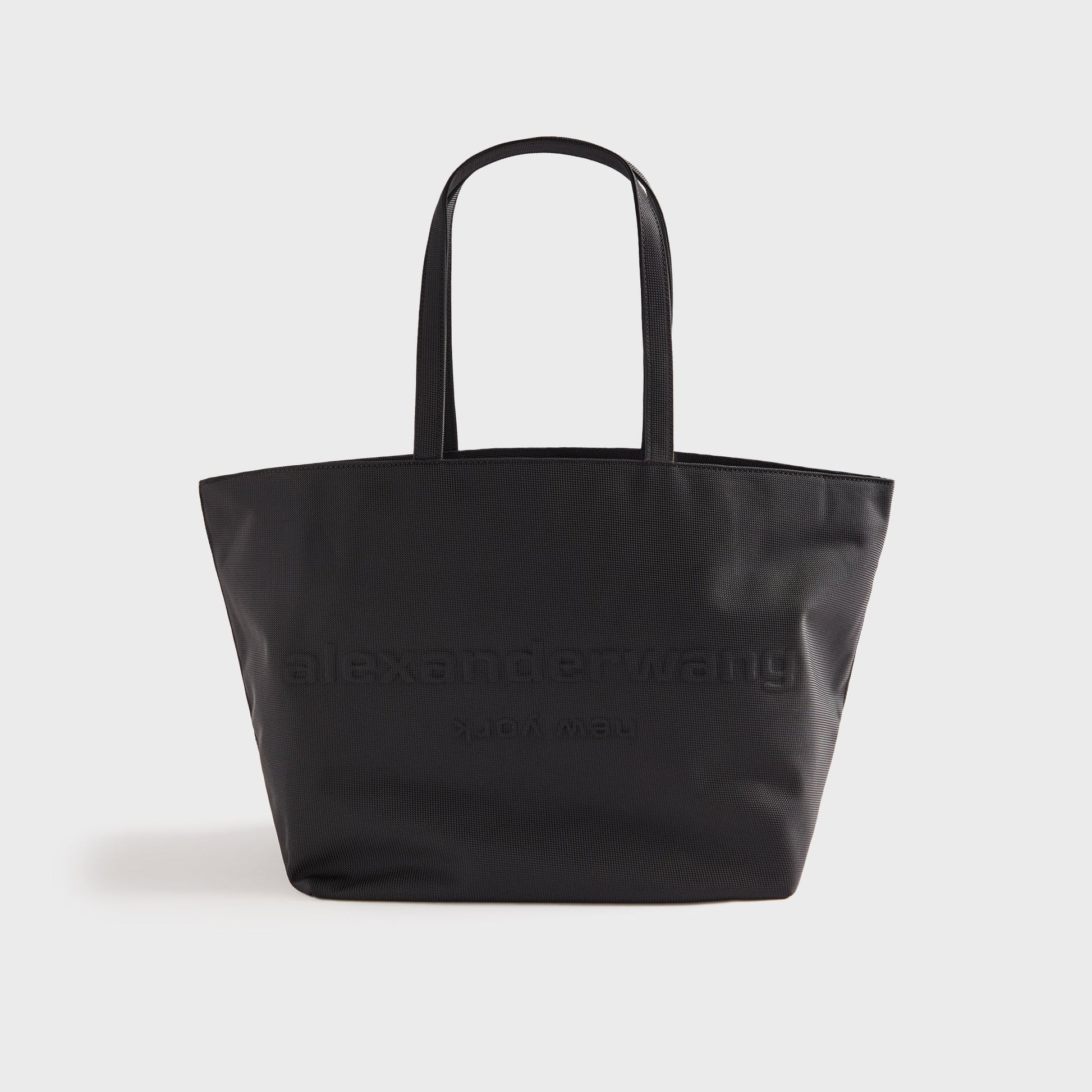Women Kith Alexander Wang Punch Tote Large - Black Canvas