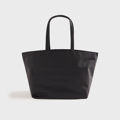 Women Kith Alexander Wang Punch Tote Large - Black Canvas