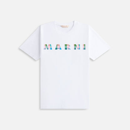 Men Kith Marni Short-Sleeved Tee - Lily White
