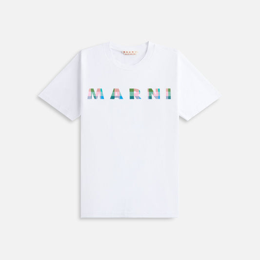 Men Kith Marni Short-Sleeved Tee - Lily White