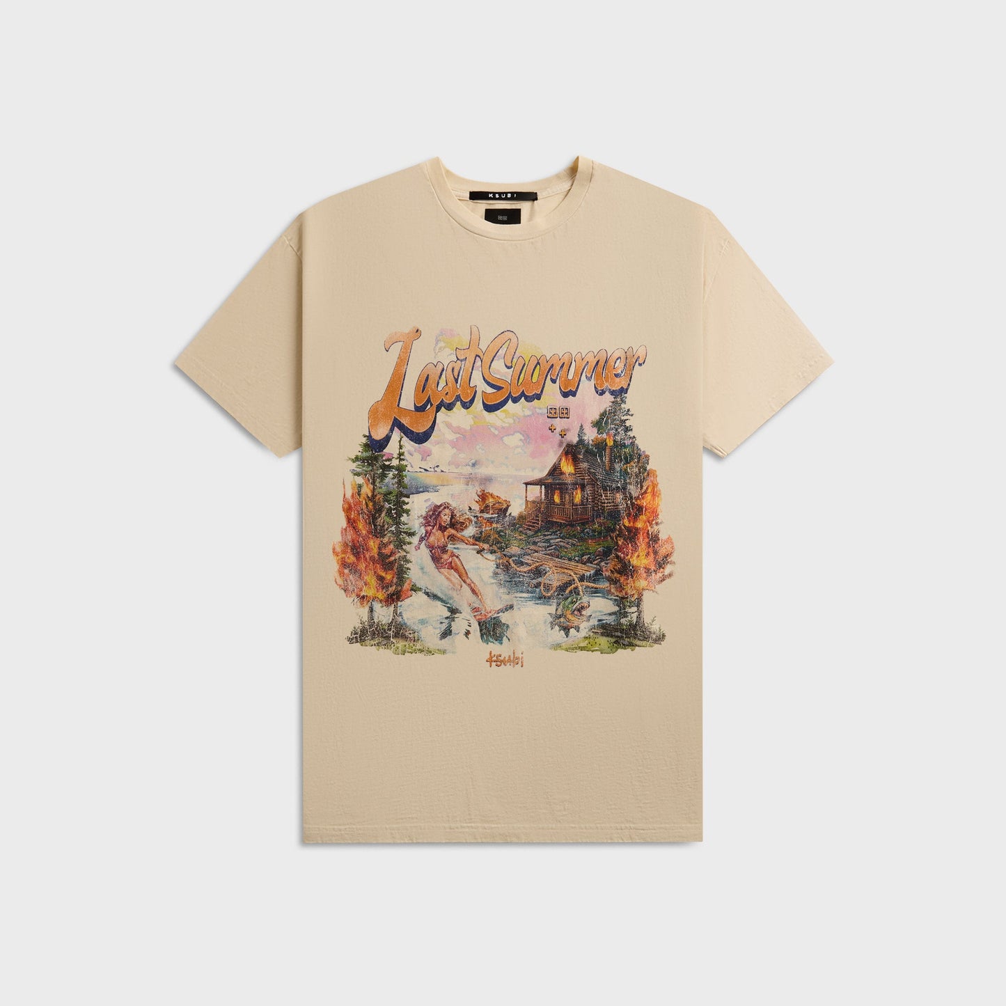 Men Kith Ksubi Last Summer Ekcess Tee Desert - Tan