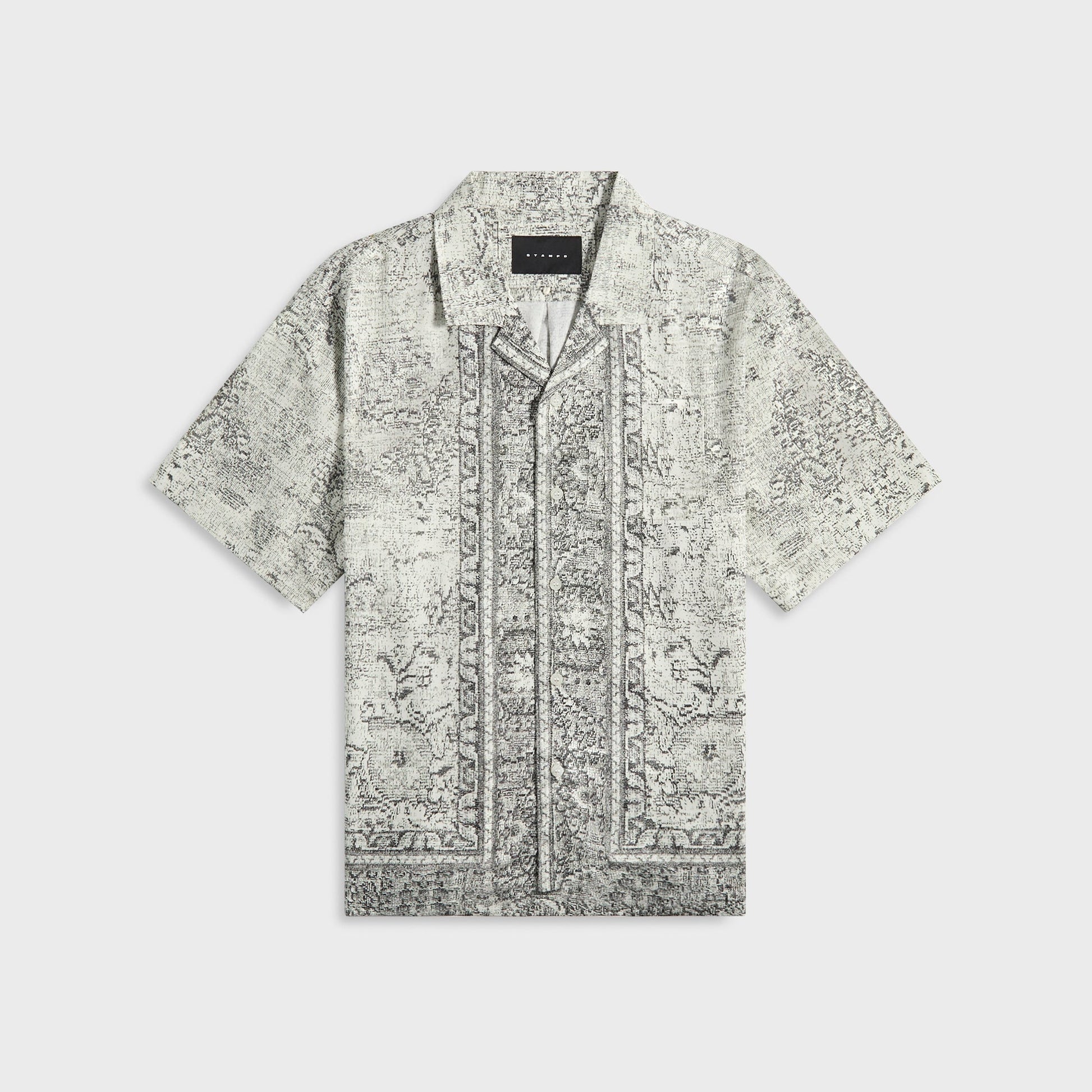 Men Kith Stampd SS25 Rug Camp Collar - Rug Print V3
