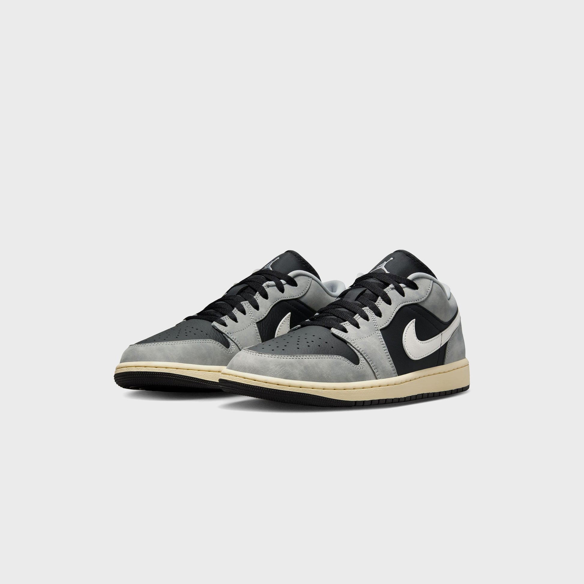 Men Kith Jordan Air Jordan 1 Low SE - Light Smoke Grey / Black / Sail