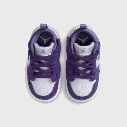 Kids Kith Jordan TD 1 Low ALT - Court Purple / Dusty Amethyst / White