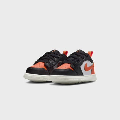 Kids Kith Jordan TD 1 Low ALT - Black / Starfish / White / Sail