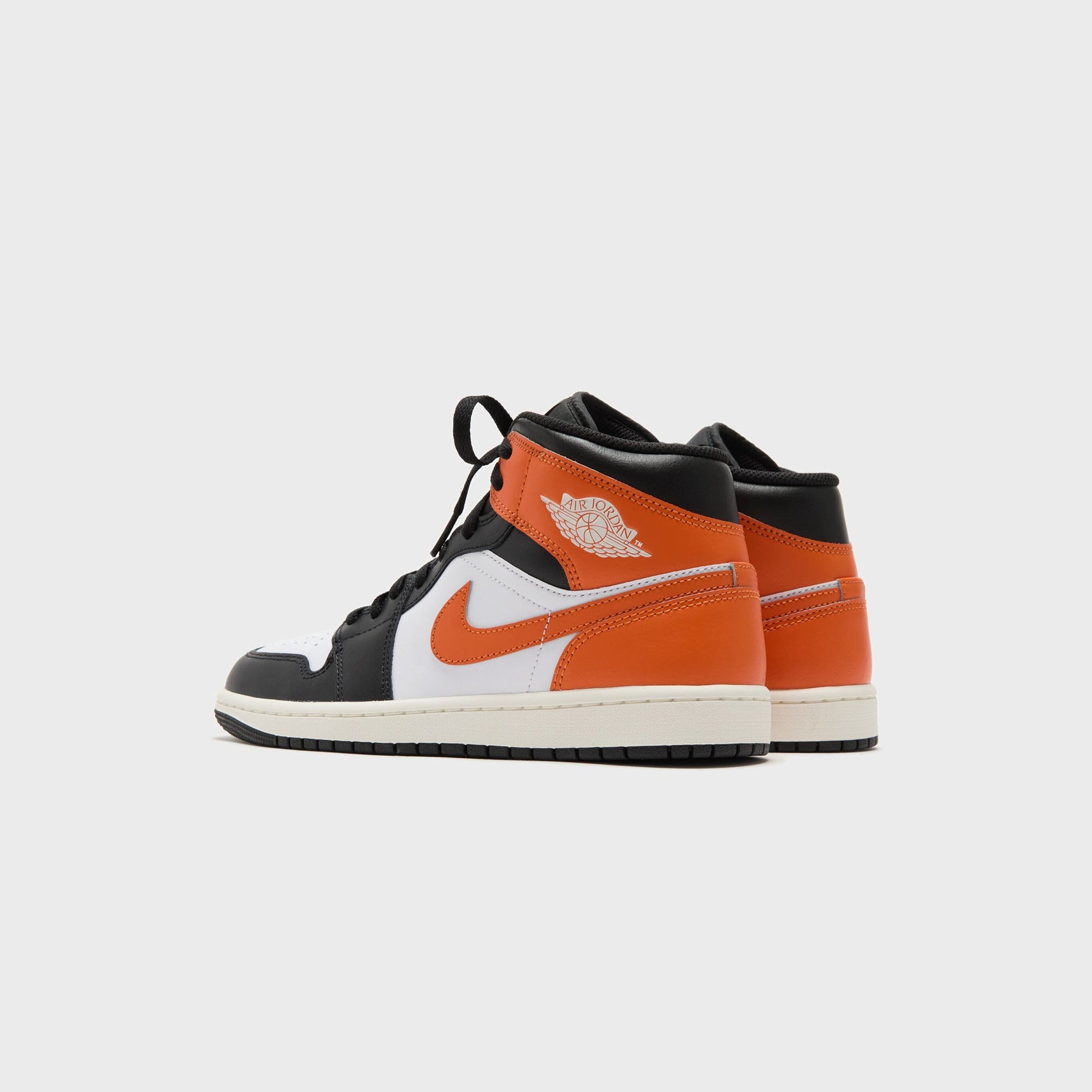 Men Kith Jordan Air Jordan 1 Mid - Starfish / Black / White / Sail
