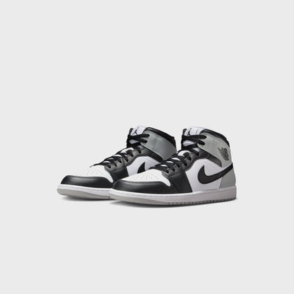 Men Kith Jordan Air Jordan 1 Mid - White / Black / Light Smoke Grey