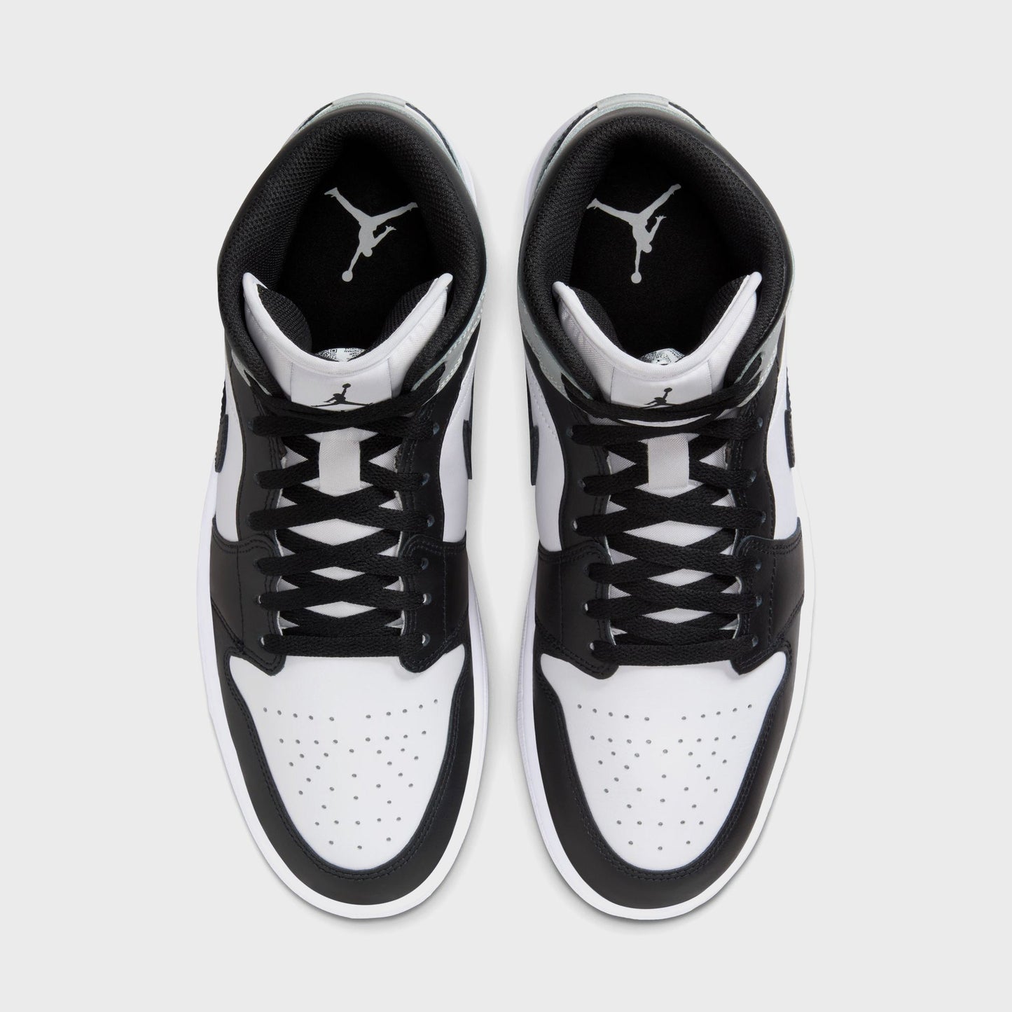 Men Kith Jordan Air Jordan 1 Mid - White / Black / Light Smoke Grey