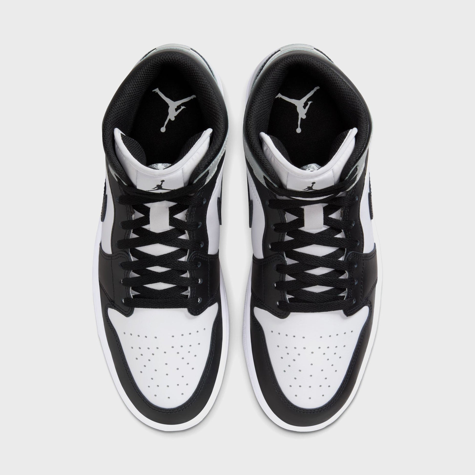 Men Kith Jordan Air Jordan 1 Mid - White / Black / Light Smoke Grey
